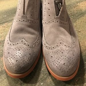 Florsheim men’s shoe 11 EEE grey suede